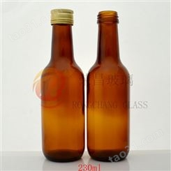 荣昌玻璃直销250ml糖浆瓶 250毫升糖浆玻璃瓶 250ml玻璃糖浆瓶