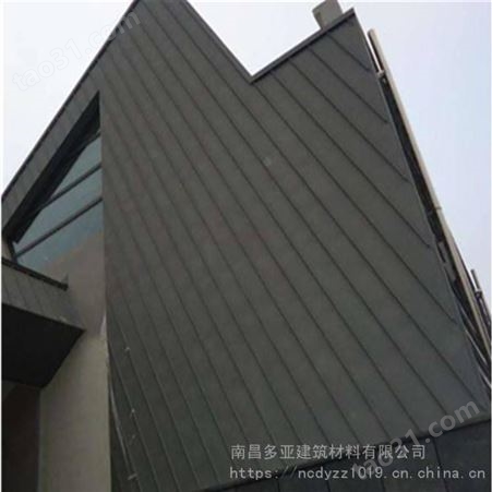 九江铝镁锰板 别墅区屋面工程 双锁边屋面板 25/330型铝镁锰金属瓦