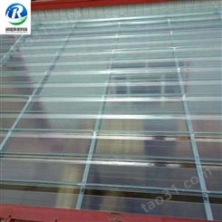 润隆 轻钢结构采光瓦 玻璃钢采光板 FRP透明瓦