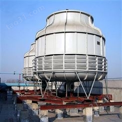 冷却塔厂家 圆形工业商用冷却塔 大型凉水塔 降温玻璃钢冷却塔 润隆定制
