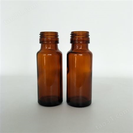 康纳生产模制玻璃瓶 保健品瓶 加工A型口口服液瓶