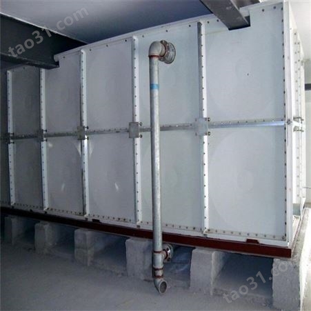 春田环保 厂家定制维修玻璃钢水箱 模压拼装式消防蓄水箱 现货供应