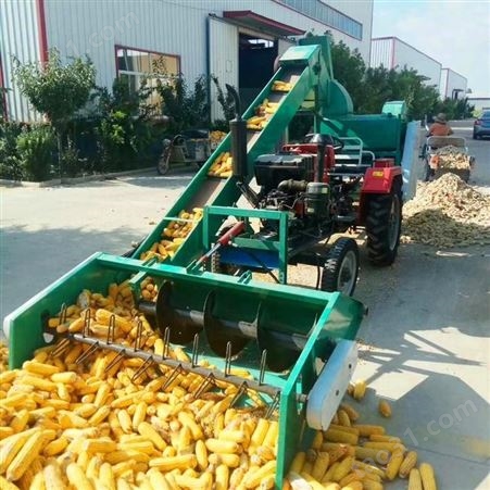 鲁丰 自走式玉米脱粒机 双滚筒玉米脱粒机 生产厂家