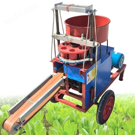 营养土汽油制钵机小型西瓜育苗制钵机新型种植土装钵机