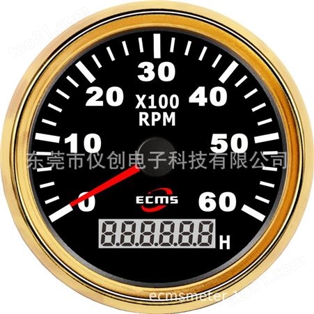仪创 ECMS 900-00011 厂家批发数显显示仪表 仪表 φ85mm转速表