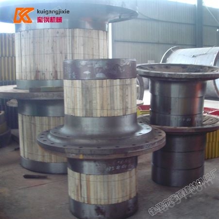 徐州奎钢生产铸钢35号2.4X8米球磨机中空轴安装步骤