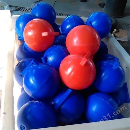宁波天蔚海上警示浮球聚乙烯材质单双耳尼龙绳串联安装便捷30/40公分