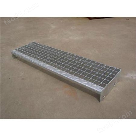 宁达钢格板 异形平台格栅板定做 钢梯踏步板T4 镀锌网格板