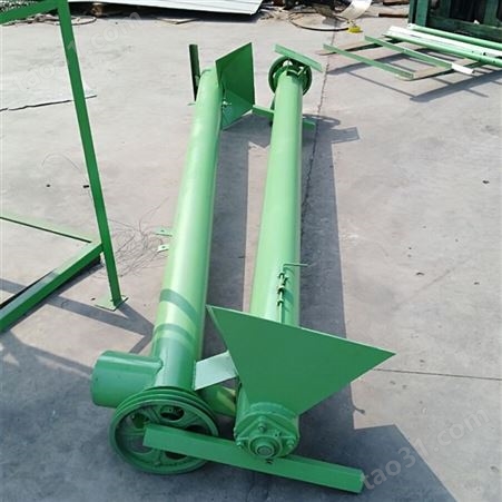沙子螺旋提升机 大管径有轴螺杆上料机 U型混凝土螺旋输送机定制