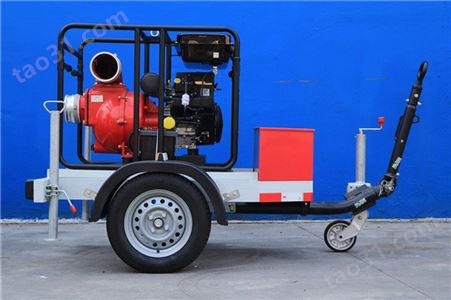 柴油泵 6寸牵引式水泵 应急抢险专用泵车
