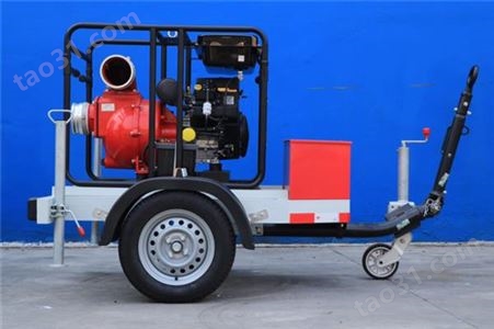 柴油泵 6寸牵引式水泵 应急抢险专用泵车