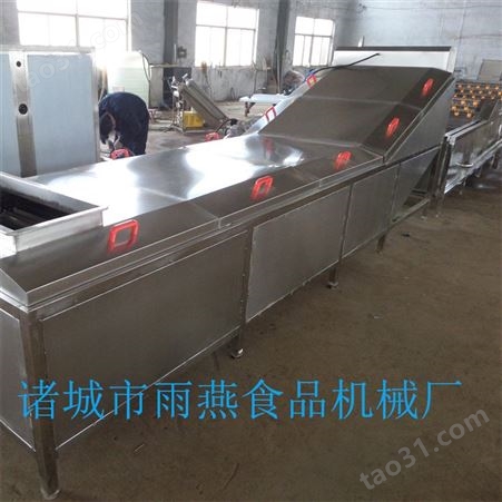 YY-4000海产品蒸煮机 雨燕 连续式肉制品预煮机 玉米蒸煮流水线 可定制