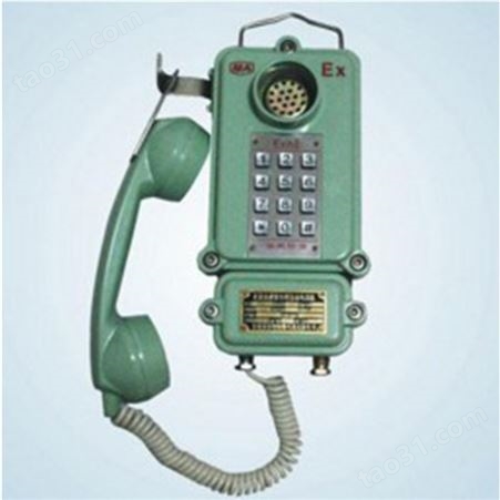 HAK-1防爆电话矿用本质安全型直通对讲电话机