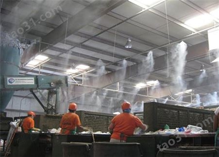 聊城鸡舍喷雾降温厂养殖场喷雾除臭人造雾设备