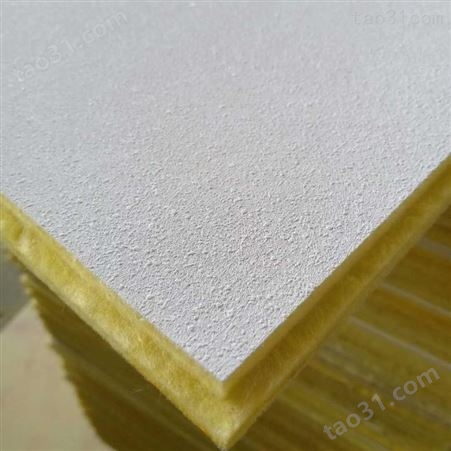 奎峰供应拉丝超细玻璃棉吸音吊顶天花板 提供各种玻璃棉辅助材料