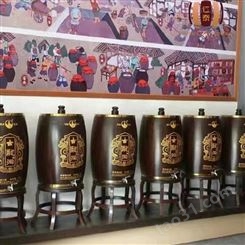 安徽 厂家批发木质酒桶 不锈钢内胆酒桶 实木酒桶价格 15L立式酒桶