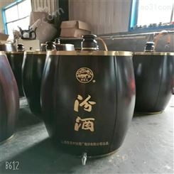 50L立式实木酒桶  定做创意圆筒酒桶  不锈钢内胆木酒桶山东供应商