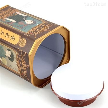 创意茉莉花茶包装铁罐定制 精美八角铁盒包装 茶叶金属盒子 麦氏罐业 生产茶叶包装铁盒厂家