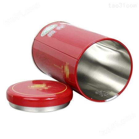 铁盒定制铁盒生产厂家 六堡茶罐马口铁盒 圆形通用铁皮茶叶罐 麦氏罐业