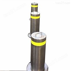 择众自动升降柱 道路固定路桩 液压升降柱路障圆柱