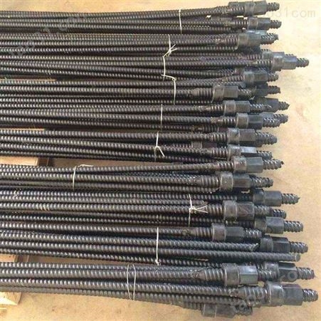 吉聚供矿用螺纹钢锚杆 22螺纹钢锚杆 生产MSGLW-350/18锚杆