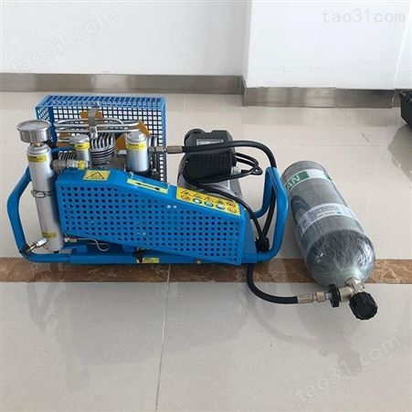 择众100L电动空气填充泵 高压空气压缩机 呼吸气瓶充气