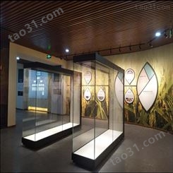 黔东南博物馆展柜厂家 低反玻璃展柜 文物展示陈列柜订做