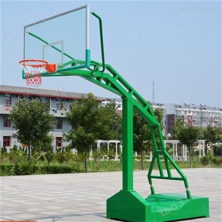 奥雲体育器材定制 钢化篮板 小区移动式篮球架 加固安全耐用