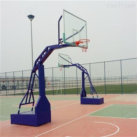 奥雲体育器材制作 青少年比赛用 单臂篮球架 维修安装