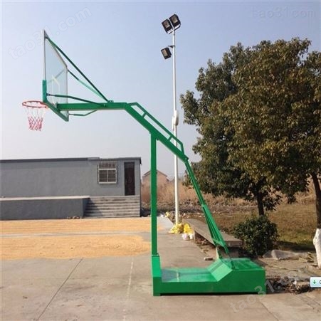 奥雲体育器材定制 钢化篮板 立柱式篮球架 不易生锈