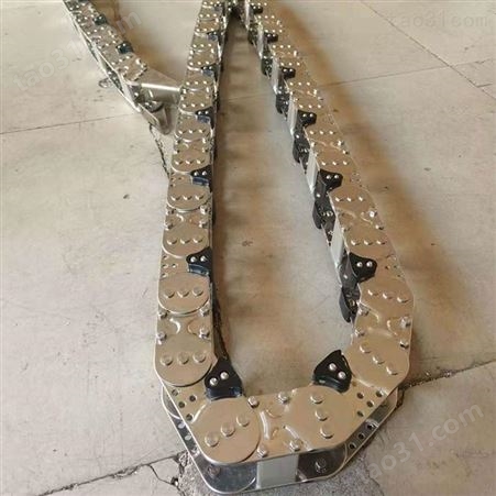 CYMA沧一大型机械钢铝工程拖链 工程电缆钢制拖链 桥式电缆拖链