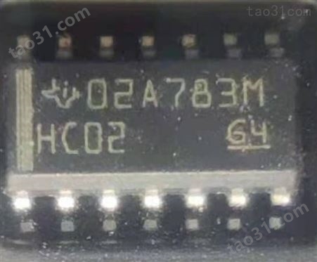 SN74HC02DR 通用逻辑门芯片 TI(德州仪器) 封装SOIC-14 批次20+