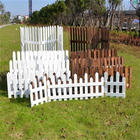 草坪护栏 防腐木草坪护栏 塑料草坪护栏