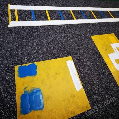 连平县材委会健身区弹性橡胶跑道 幼儿园塑胶地面 彩色弹性运动地板厚度规格