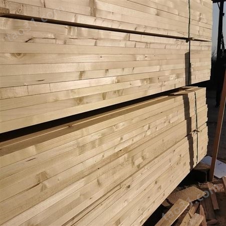 呈果工地建筑方木 白松建筑木方 方木加工厂大量现货供应