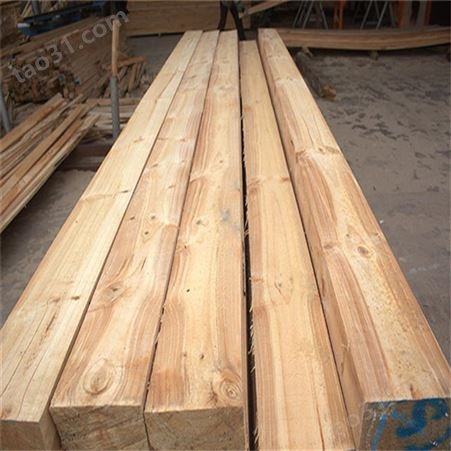 厂家批发4X7建筑方木木方料 工地建筑木方加工_呈果木业