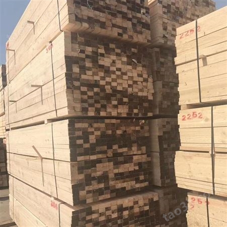 建筑木方加工 呈果木业4米方木加工厂 建筑木方价格