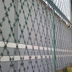 篱笆墙焊接刀片刺网 润宁焊接刀片刺网墙
